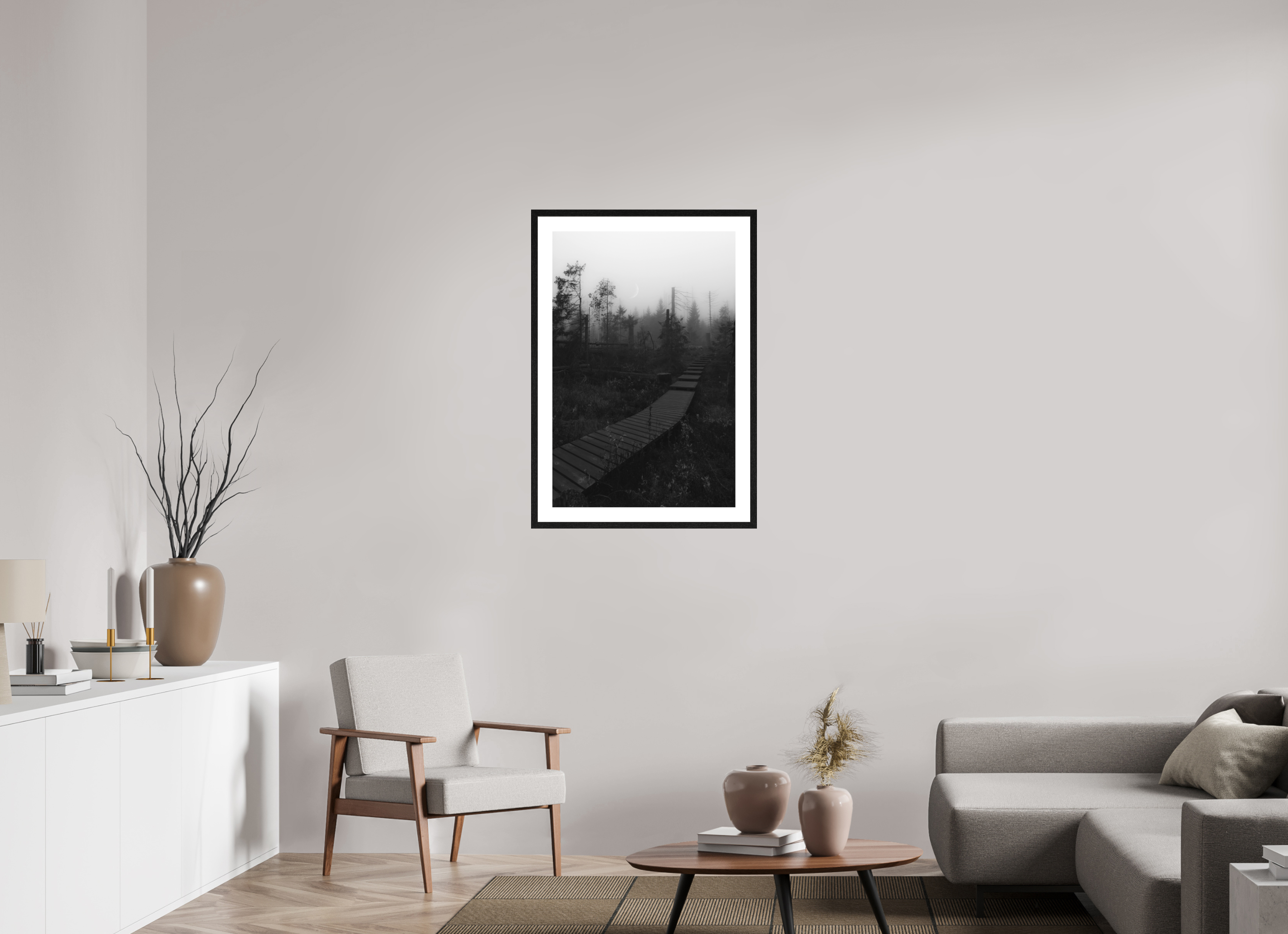 60 x 90 cm, Framed Fine Art Prints Into the Forgotten