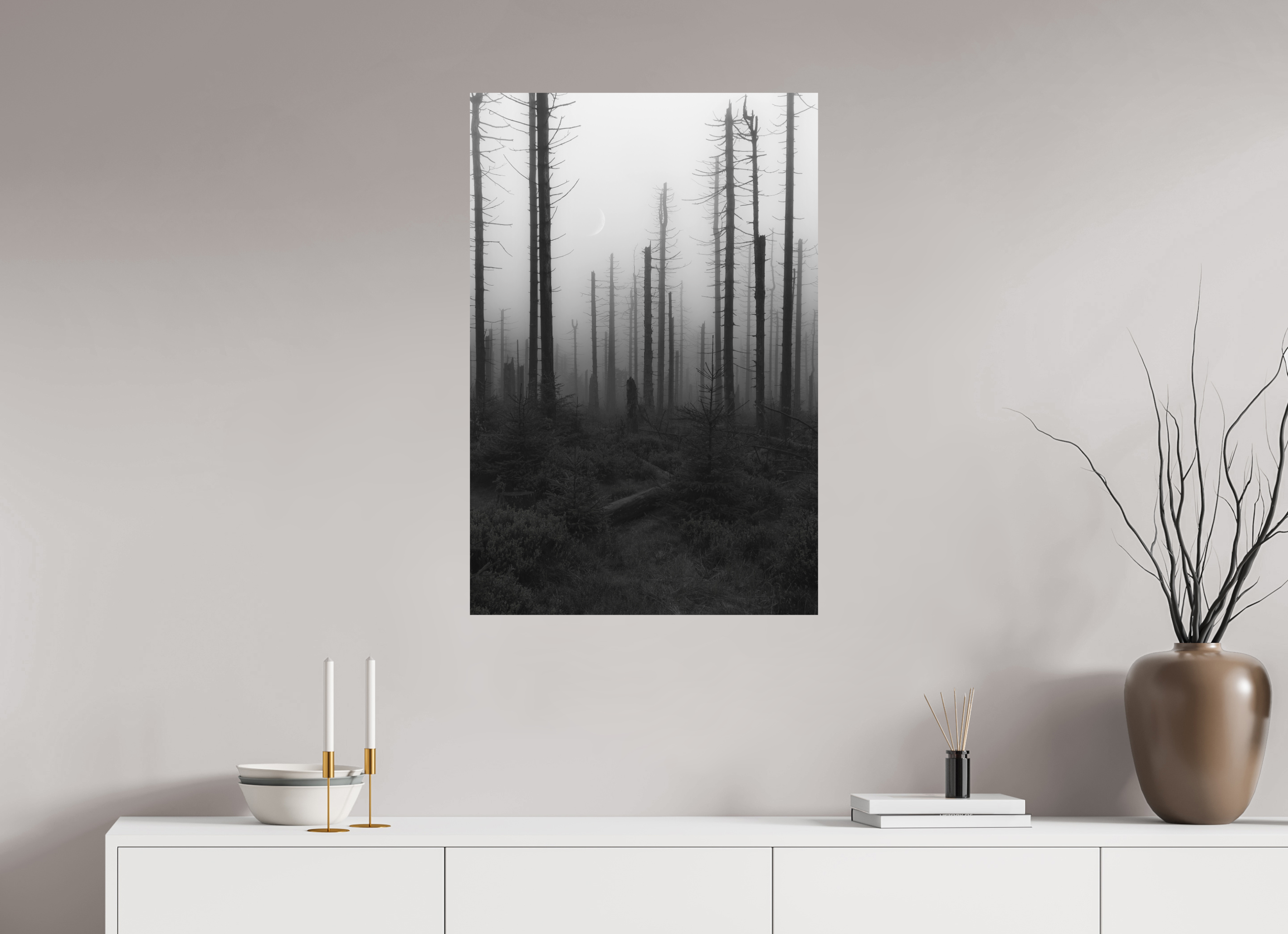 60 x 90 cm, Posters Ghost Forest