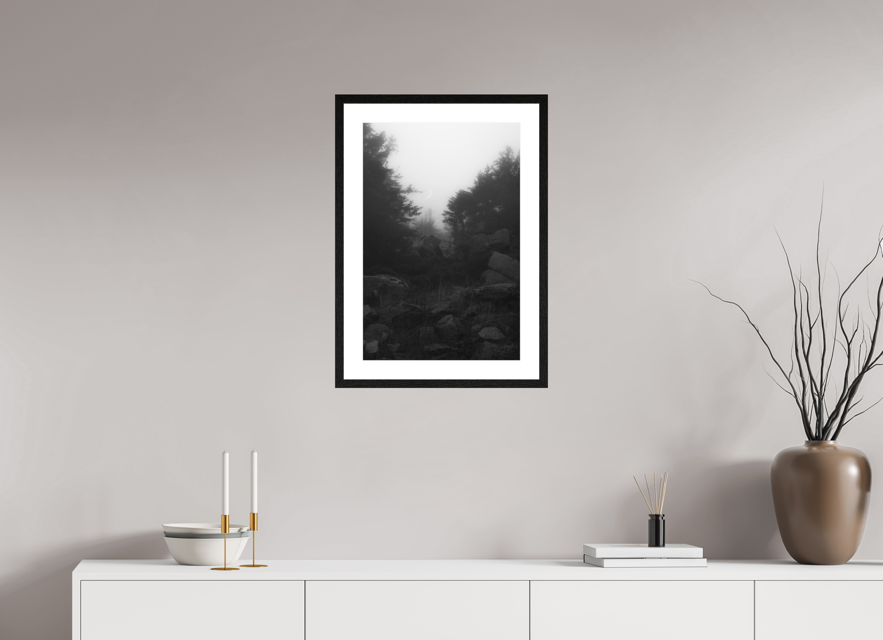 40 x 60 cm, Framed Fine Art Prints Hidden Passage