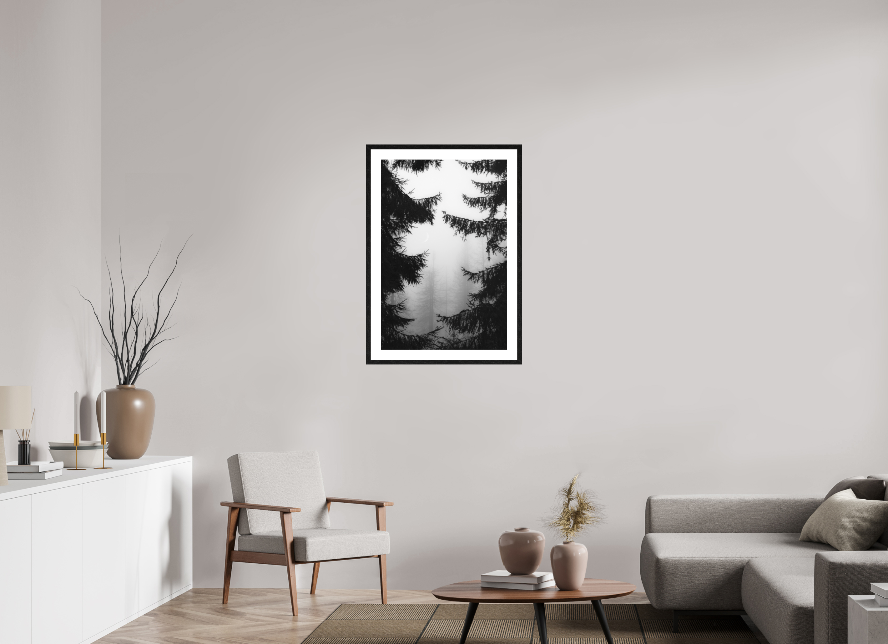 60 x 90 cm, Framed Fine Art Prints The Veil
