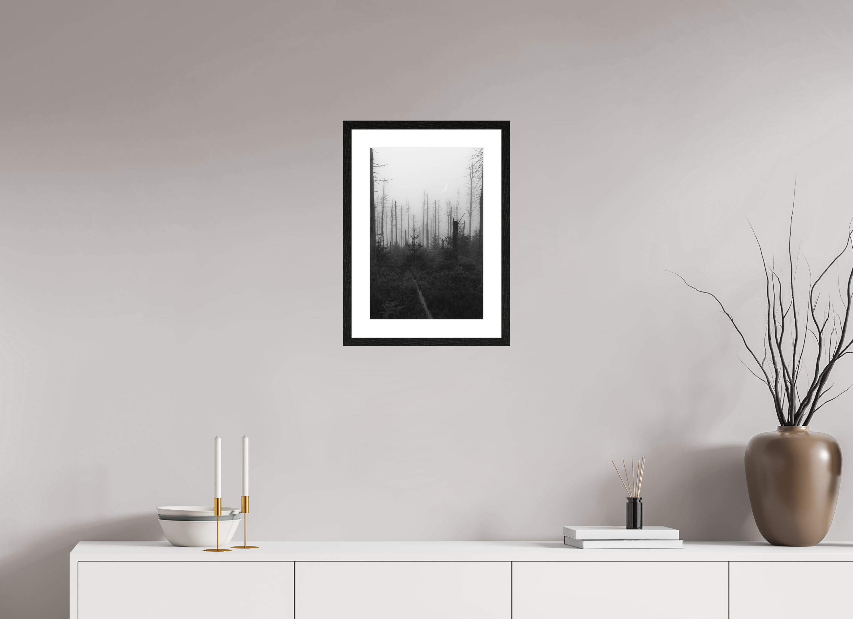 30 x 45 cm, Framed Fine Art Prints Echoes of the Lost Forest