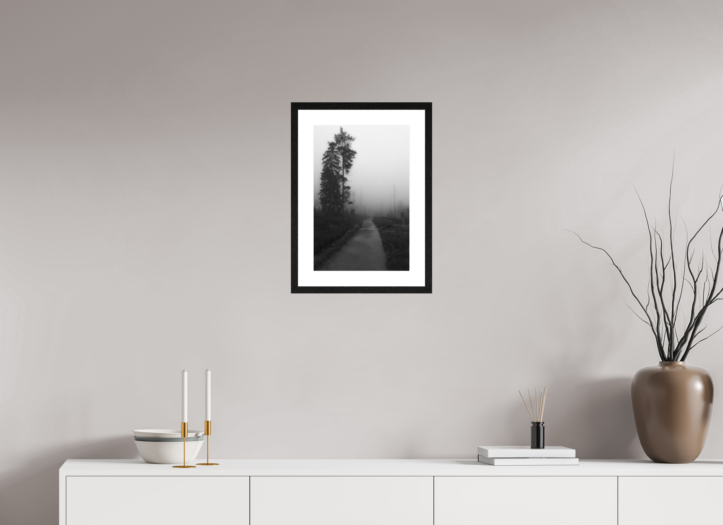 30 x 45 cm, Framed Fine Art Prints Into Silence