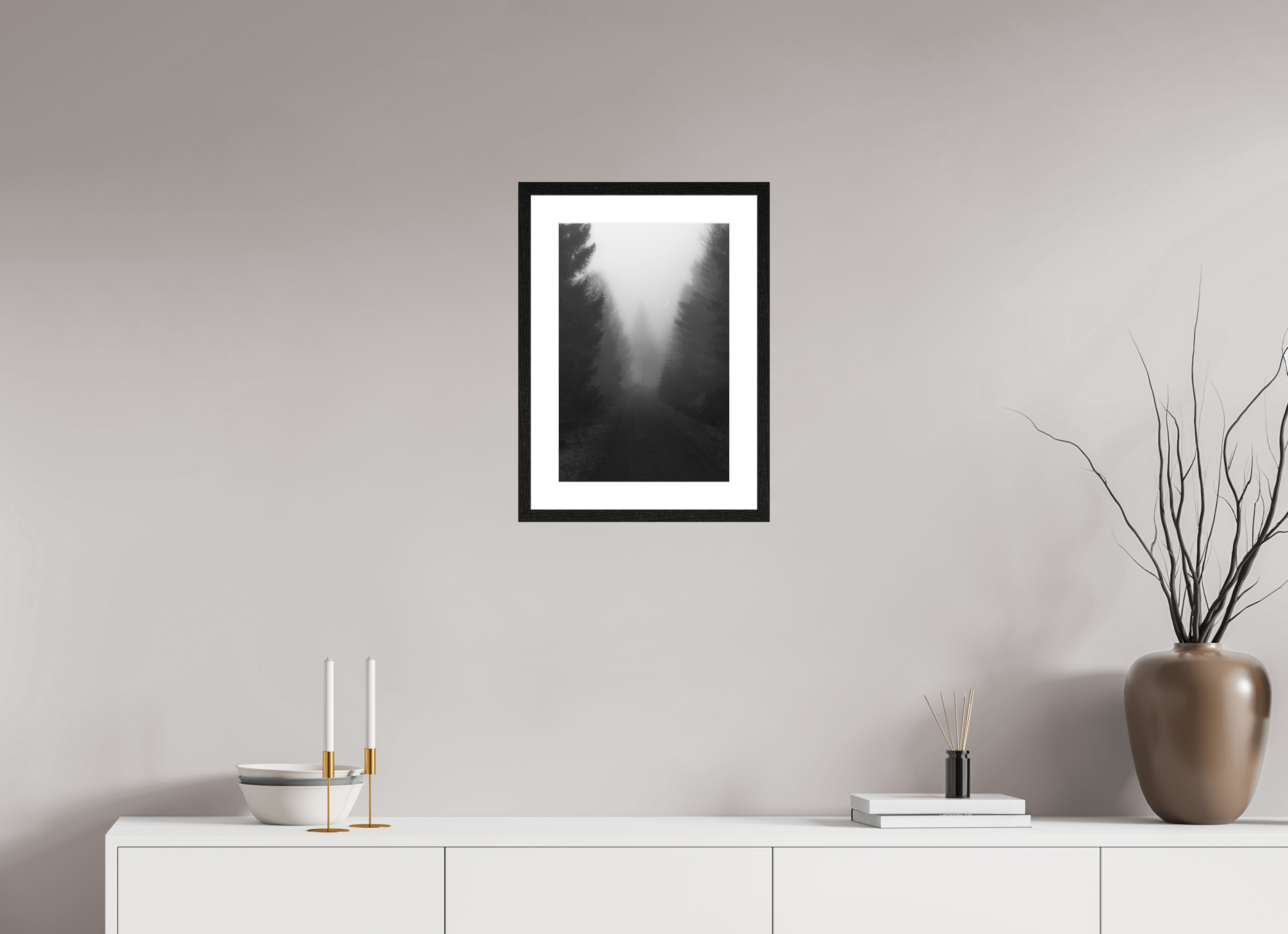 30 x 45 cm, Framed Fine Art Prints The Road Beyond