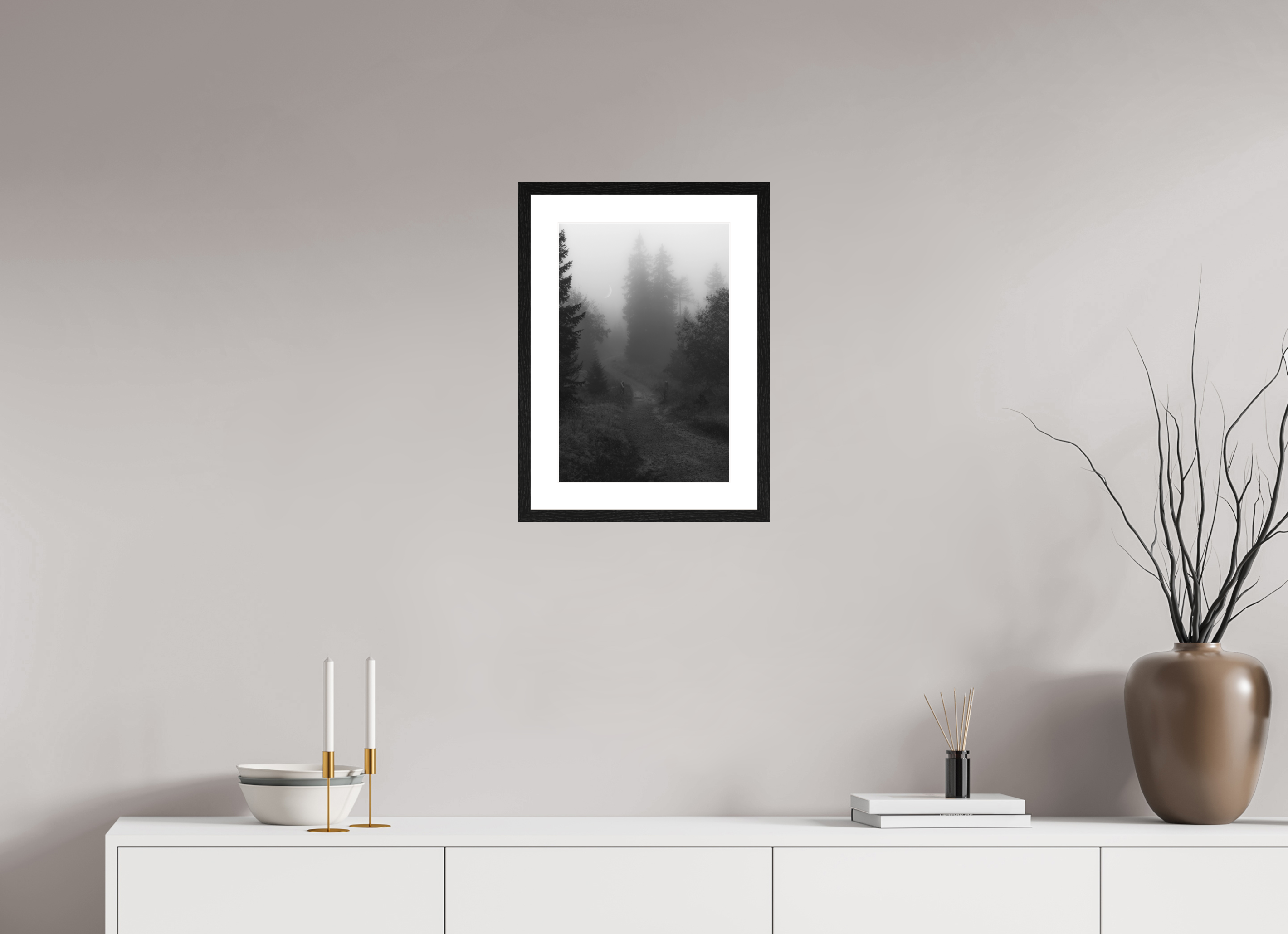 30 x 45 cm, Framed Fine Art Prints The Last Path