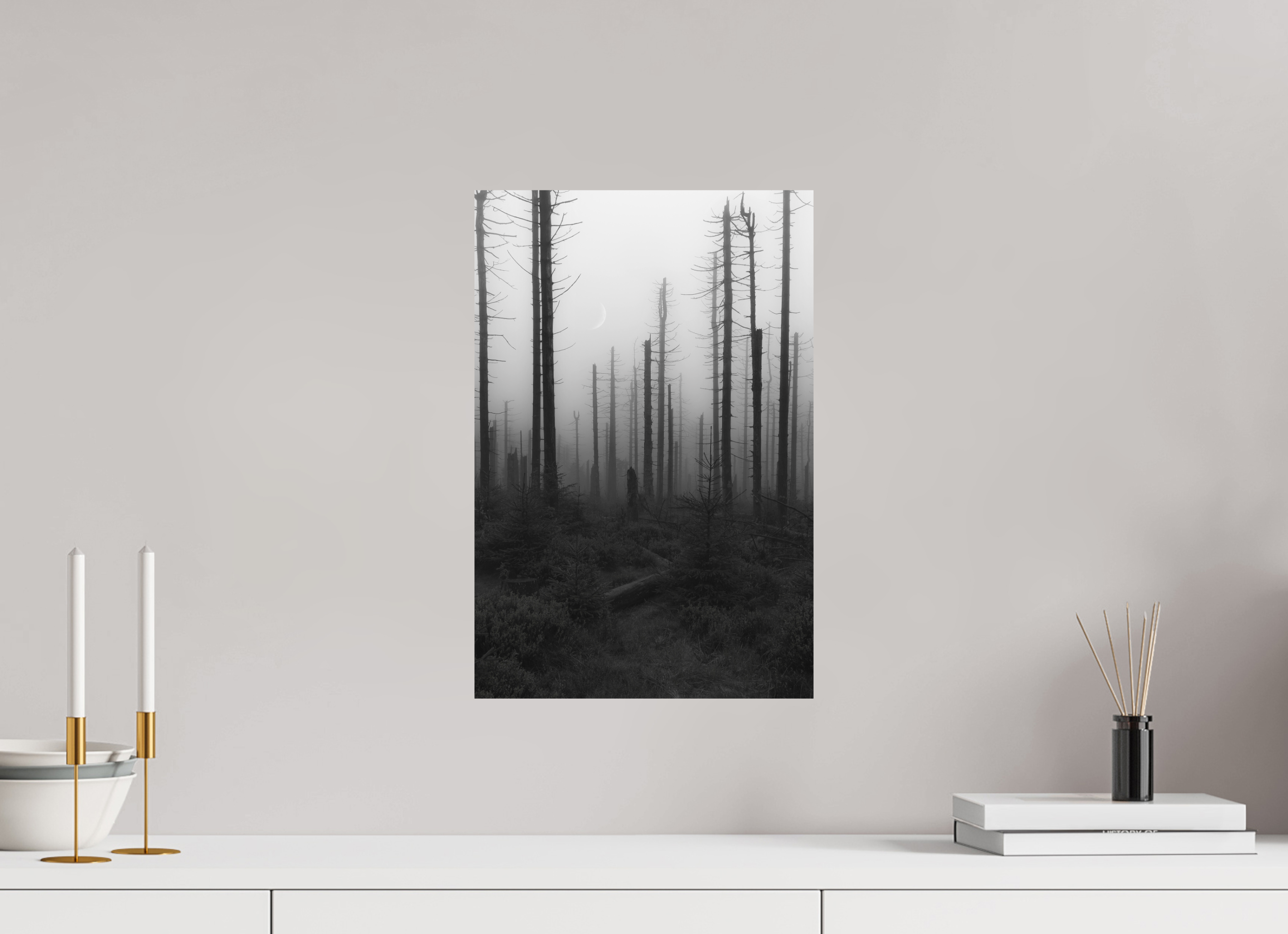 30 x 45 cm, Fine Art Prints Ghost Forest