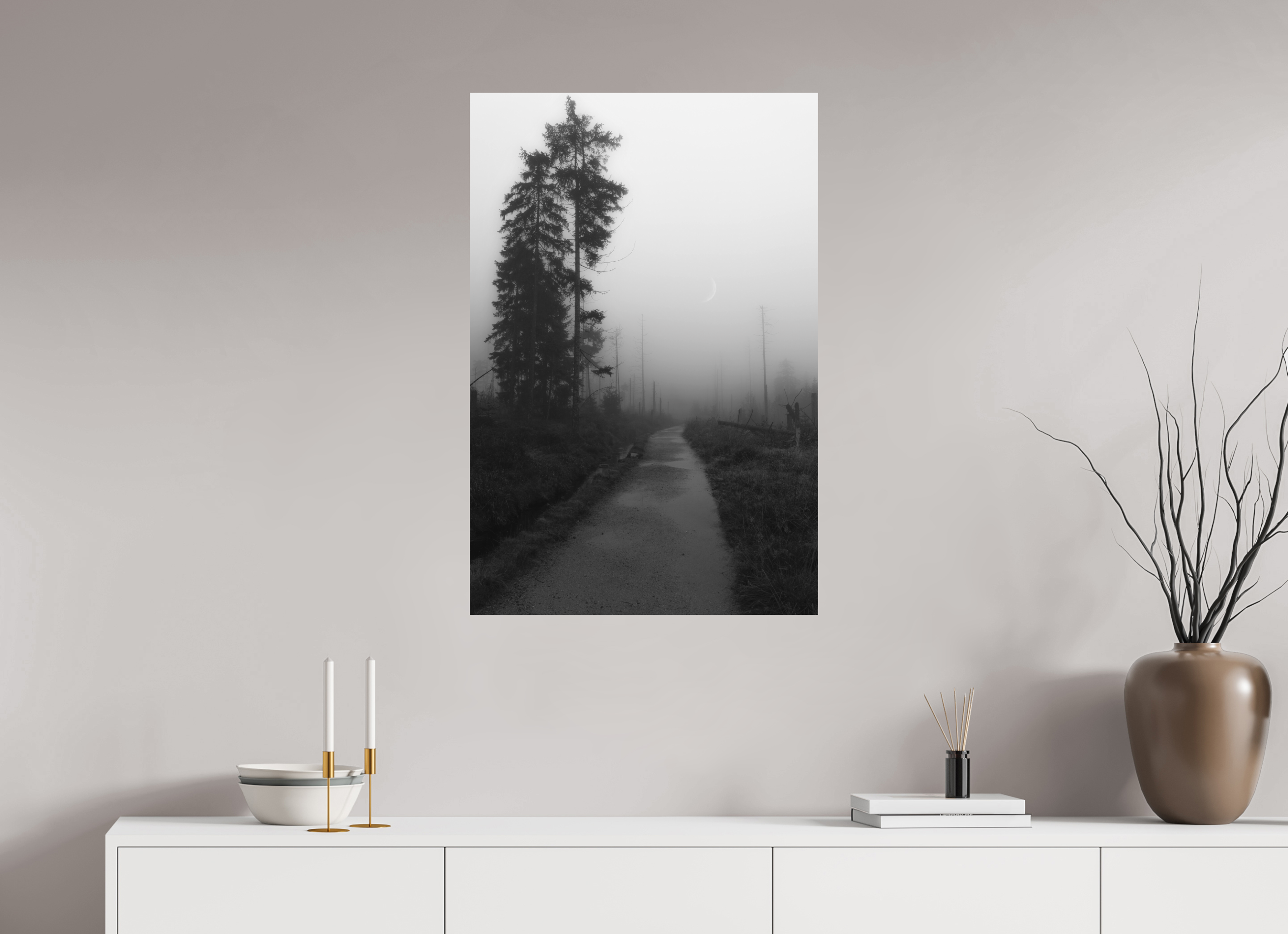 60 x 90 cm, Fine Art Prints Into Silence