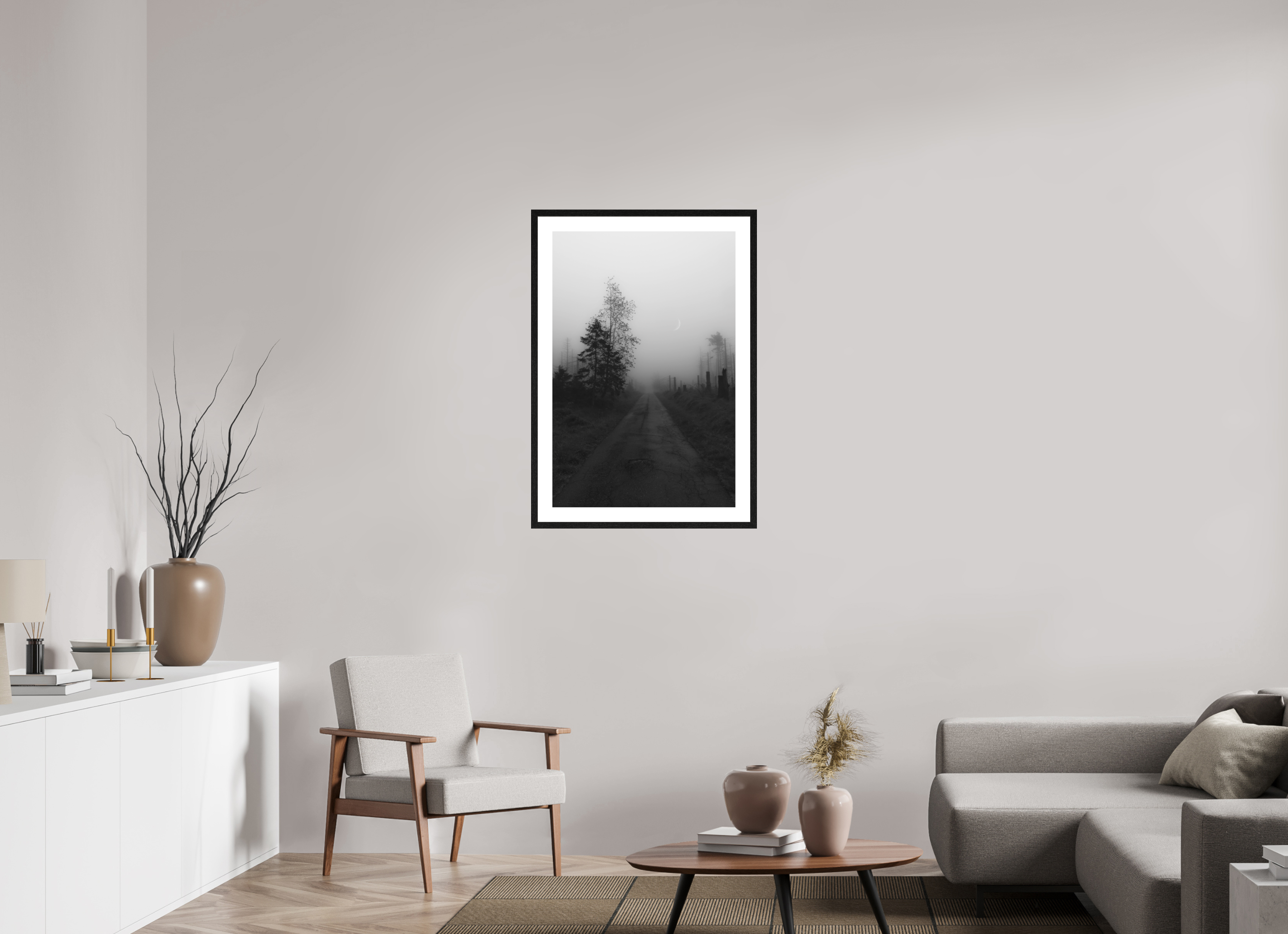 60 x 90 cm, Framed Fine Art Prints Vanishing Point